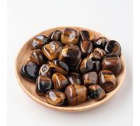 200g Natural Crystal raw Stone Large Particle Polished Rolling Stone, Brown Natural raw Stone Fragrance Stone Home Decoration Stone 2-3cm
