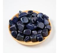 200g Natural Crystal raw Stone Large Particle Polished Rolling Stone, Natural Blue Sandstone raw Stone expanded Fragrance Stone Home Decoration Stone 2-3cm