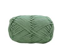 200g No. 2 Handmade DIY Knitting Cotton Yarn for Crochet Projects - Perfect for Cushions, Dolls, and More(22 Military Green)