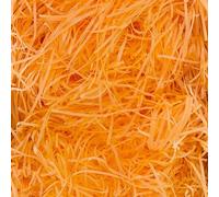 200g Orange Shredded Tissue Paper, Orange Shredded Paper for Hampers, Gift Box, Ideal Hamper Filling and Gift Packaging Filler