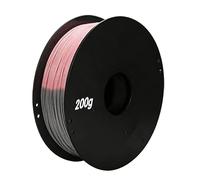 200g PLA 3D Printer Filament Gradient Color Changing with Temperature Modeling Material 1.75mm, High Speed Printing, for Sensory & Fidget Star, Dimensional Accuracy 0.07mm Black to Red
