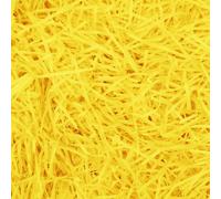 200g Raffia Filling for Shredded Gift Basket Paper Filling Gift Basket Filling and Wrapping Gift for Gift Box Decorations (Yellow)