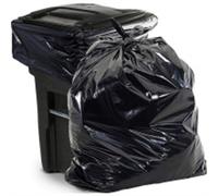 200G Thickness 75 Black Heavy Duty Bin Liners Bags Rubbish Waste Refuse Sacks