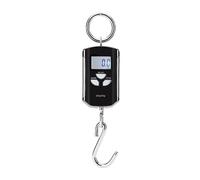 200kg/100g Portable Crane Scale Mini Heavy Duty Electronic Digital Stainless Steel Hook Hanging Scales LCD Weight Balance 440lb Heavy Load(Silver)