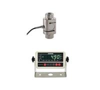 200KG 300KG 500KG Industrial Column Load Cell Sensor with Digital Weight Indicator Display - High Accuracy Stainless Steel Weighing Module for Platform Scales(500KG)