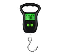 200kg/50kg Hanging Scale Digital Backlight Fishing Weights Pocket Luggage Crane Scale Easy to Read Data(50kg 10g Big)