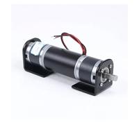 200kg.cm Dual axis Planetary Gear DC Reduction Motor 12v24v 36-36ZY Low Speed high Torque 8mm with Bracket(24V 55rpm)