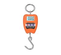200KG Digital Crane Scales Industrial Hanging Scale Heavy Duty Hook Handheld Stainless Steel Electronic Weighing for Construction, Factory(Orange)