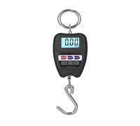 200KG Digital Crane Scales Industrial Hanging Scale Heavy Duty Hook Handheld Stainless Steel Electronic Weighing for Construction, Factory(Black)