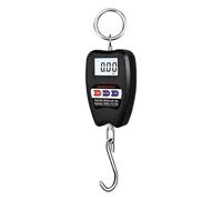 200kg Hand-held Electronic Hanging Scale Hooks Portable Luggage Scale Multiple Functions(Black)