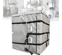 200l/1000l Ibc Barrel Heating Blanket, Intelligent Temperature Control Ibc Barrel Heating Jacket,With Digital Display,Adjustable Temperature,Suitable For Ibc Plastic Tanks,Pipes,110v/220v 1000L