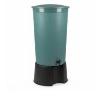 200L Garden Water Butt with Stand and Tap | Rainwater Harvesting Water Storage Tank | Outdoor Rain Barrel for Garden Plants, Lawn, Greenhouse, Patio and General Water Storage