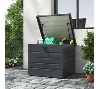 200L Metal Lockable Waterproof Garden Storage Box