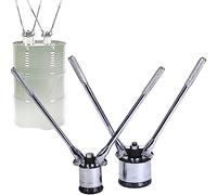 200L Oil Drum Pressure Cap Sealing Tool, 35mm & 70mm Crimper Sealer, 53 Gallon Manual Oil Barrel Sealing Machine, Durable Oil Drum Crimping Kit, One Set