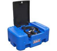 200L Portable AdBlue Tank - 12V Electric Pump - Automatic Fuel Nozzle - HDPE