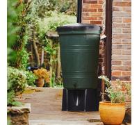 200L Rainwater Harvesting Water Butt Stand Diverter Kit -Green