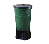 200L Recycled Plastic Green Water Butt | Kit Includes Tap, Stand & Diverter | Cloudburst