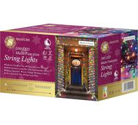200LEDs Multifunction Timer String Fairy Lights 20M Indoor/Outdoor Decorations Shatchi Multi One Size