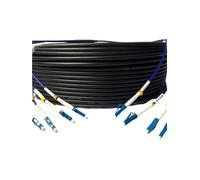 200m LC Armored Optical Cable, Single Mode, 2 C, 4-Core, 6-Core, 8-Core, 12-Core, Outdoor Hard Not Soft Fiber Optic Cable (12-Core 12LC-12LC)