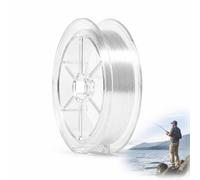 200M Nylon Fishing Line, Clear Invisible Monofilament Line, Strong Transparent Fish Wire, Abrasion Resistant Fishing Thread for Freshwater Fishing, Sea Fishing, Beading, Hanging Decor and DIY Crafts
