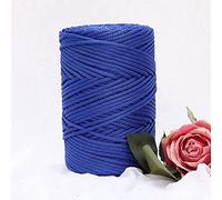 200m/roll 3mm Hollow Knitted Crochet Yarns For DIY Handbag Purse Basket Chunky Trapillo Nylon Cord Polyester Thread Round Rope