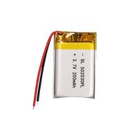 200mAh Lipo Polymer Rechargeable Battery 502030 for Bluetooth Headsets, Singing Machines, Car Recorders and Electronics