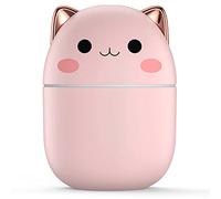 200ml Air Humidifier Cute Kawaii Aroma Diffuser with Night Light Cool Mist for Bedroom Home Car Plants Purifier Humificador