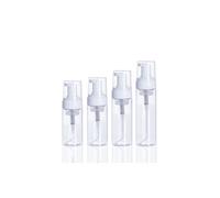 (200ml, Clear bottle) 12Pcs 30/50/60/80/100/150/200ml Refillable Travel Portable Foaming Bottle Foam Pump Bottles Lotion shampoo Dispenser Containers
