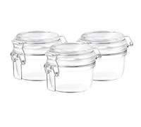 200ml Glass Fido Clip Top Jars | Airtight & Reusable | Sets of 3-100 | Perfect for Food Storage, Herbs, Jams, Candles, Creams & Crafts | JB (12)