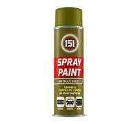 200ml High Grade Matt Gloss Household Spray Paint Can for Autos Wood Metal Plastic Graffiti (1, Metallic Gold)