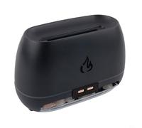 200ml Humidifier and Essential Oil Diffuser with 7 Color Options and Silent Operation for a Calming Home Atmosphere (Black)