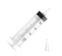 200ml Large Syringe Plastic, Pet Feeding Syringe Sterile Package for Scientific Labs, Measurement, Dispensing, Watering, Refilling