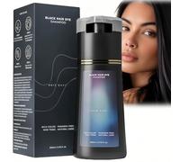 200Ml Polar Hair Dye Shampoo,Color Shampoo for Grey H-air,Instant D-ye Sham-poo for Women and Men,P-olar Sham-poo Hair D-ye,Polar Instant Dye Sham-poo,Black