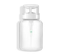 200ml Push Down Dispenser Polish Remover Empty Bottle Dispensers Liquid Bottles Container