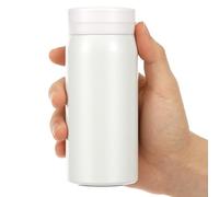 200ml Small Water Bottle, Stainless Steel Small Flask for Hot & Cold Drinks, Vacuum Insulated Portable Travel Coffee Cup Mini Pocket Flask for Home, Office, Gym, Travel, Adult and Kid(White)