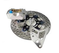 200mm 220mm Universal 30 Core Front Shock Absorber Small Radiation Caliper Brake Set Accessories Electric Modified(G,70MM 220MM)