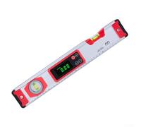 200mm/300mm/400mm Electronic Digital Level with LCD Display, Magnetic Angle Meter and Sound for Construction and Engineering(400mm)