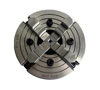 200mm 4 Jaw Independent Lathe Chuck K72-200 - High Precision Metal Scroll Chuck for Woodworking and Machining
