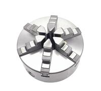 200mm 6 Jaw Lathe Chuck Self-Centering 8'' K13-200 Hardened Reversible Sloped Jaw Mounting Tool