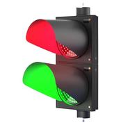 200mm/7.8in LED Traffic Light, Red/green Stop Light, with Push Button Control, IP54 Waterproof, High Brightness, Suitable for Industrial Use, Warehouse, Logistics(12V)