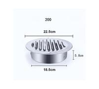 (200MM) 75mm 201 Stainless Steel Wall Air Vent Grille Exterior Round Ducting Ventilation Grilles Ventilation Duct Hood Durable Vent Cap