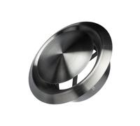 Ø 200mm / 8'' Adjustable Diffuser - Universal Air Supply/Exhaust Valve - Ventilation Ducting Cover - Metal - Stainless Steel