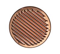 Ø 200mm / 8" inch Copper Round Metal Air Vent Grille Cover with Insect Mesh - Ventilation Cover
