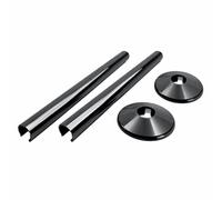 200mm Black Nickel Snap On/Retro Fit Sleeve Cover & Collar Sets