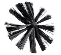 200mm Chimney Cleaning BrushChimney Sweep, Chimney Brush Duct Brush Dryer Vent Brush Chimney Lint Remover Bristle Head for Fireplace, Dryer Vent, Fume Hood