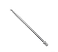 200mm Extension Socket Adapter Bar Hex Shank to 1/4 3/8 1/2 Drive for Drill Chuck and Quick Change Driver Compatibility (9.5mm)