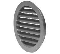 200mm Galvanised Circular Weather Louvre Vent Grille with Insect Screen