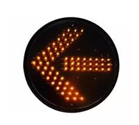 200mm Green LED Arrow Traffic Light Wick IP65 Waterproof for Toll Booths Parking(Yellow,400mm)