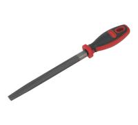 200mm Half-Round Engineers File - Double Cut Coarse - Comfort Grip Handle