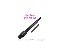 200mm Hex Core Drill Arbor Bit Fits 1/2" BSP TCT & Diamond Core Drill Shank
